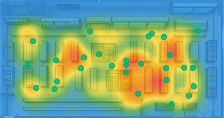 Heatmap magasin Oxania